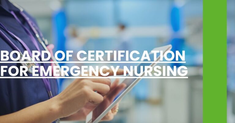 Board Of Certification For Emergency Nursing Feature Image