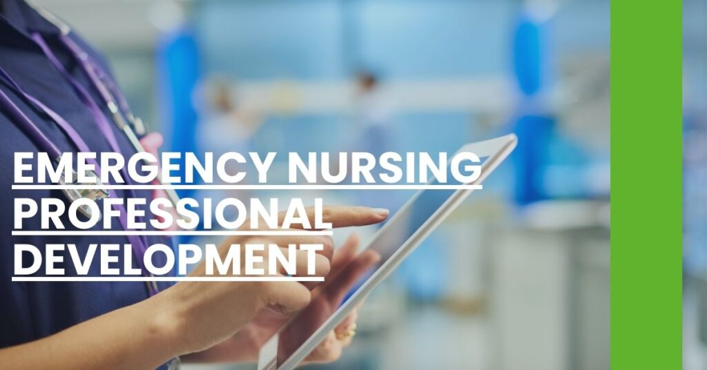 Emergency Nursing Professional Development Feature Image